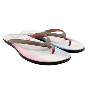Olukai Hoopio Pae Surfer Girl sandals - Size 8